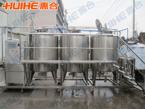 乳品定位CIP全自動清洗系統成品圖