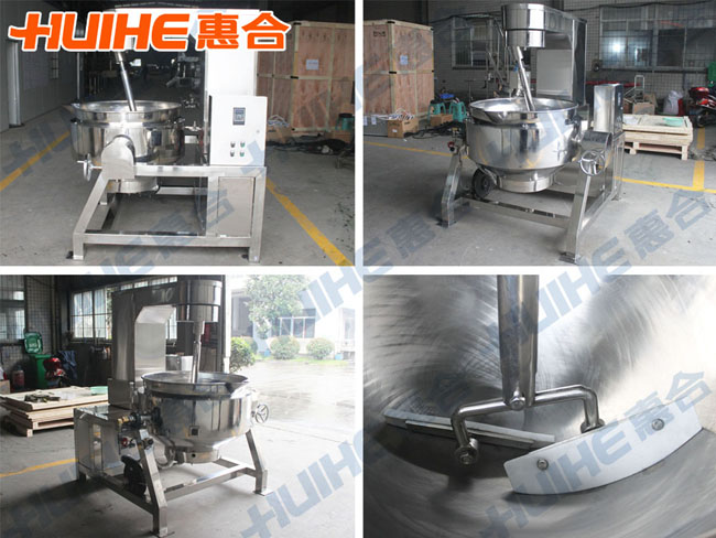 旋轉(zhuǎn)刮邊/行星攪拌夾層鍋成品圖片