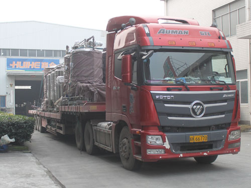 茶飲料生產線發貨