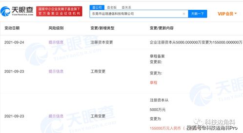 vivo子公司注冊資本激增至15.5億元，專注軟件開發領域